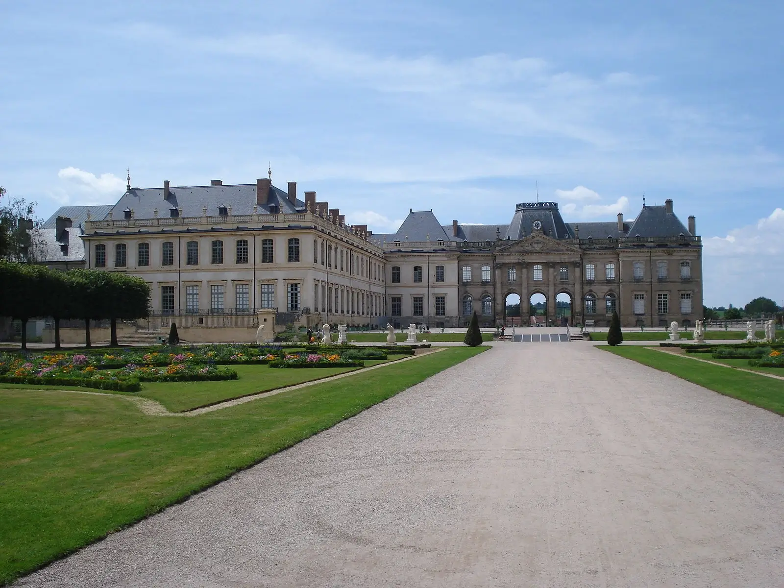 Jardins à la française du château de Lunéville