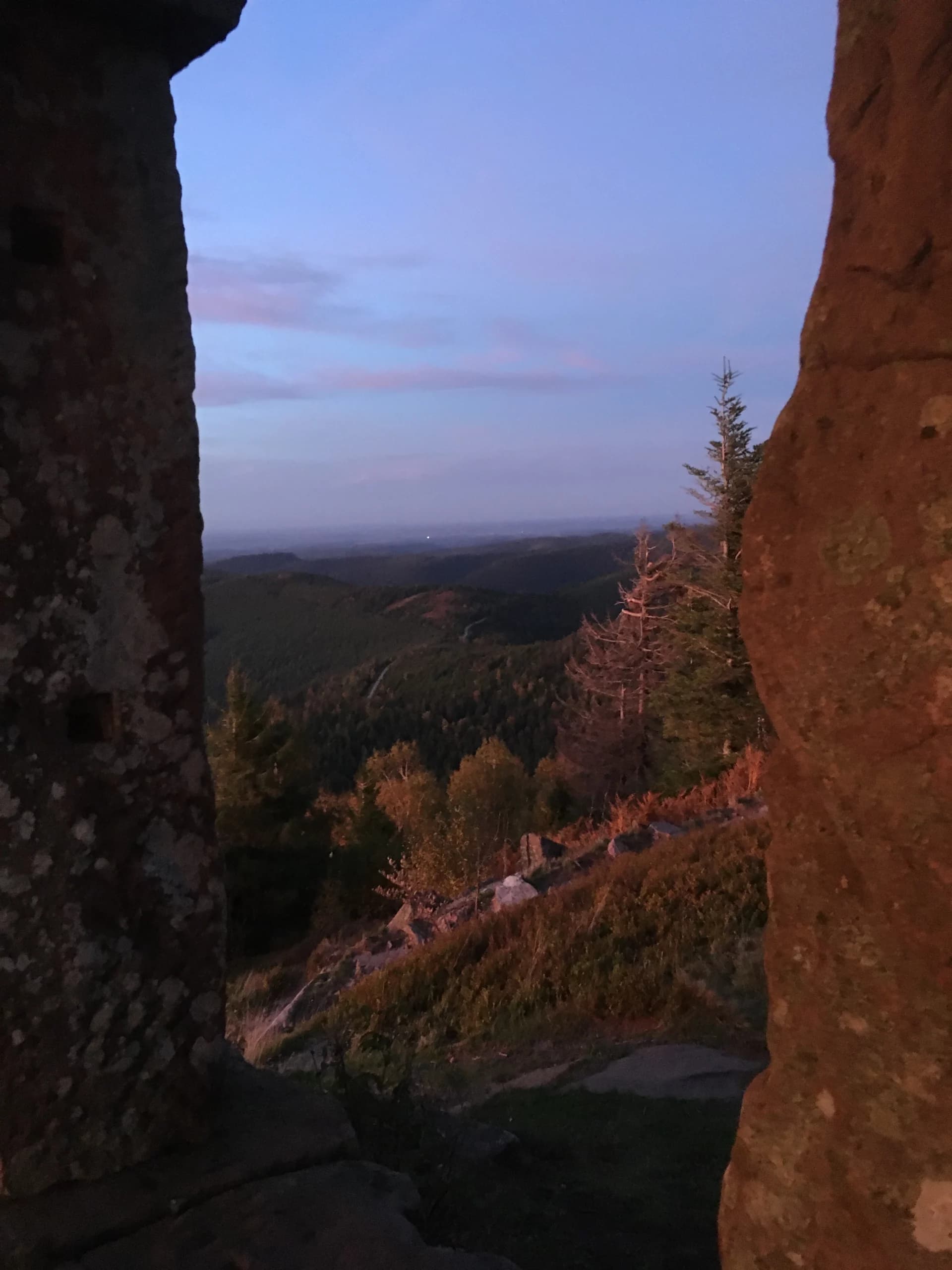 Panorama depuis le temple du Donon